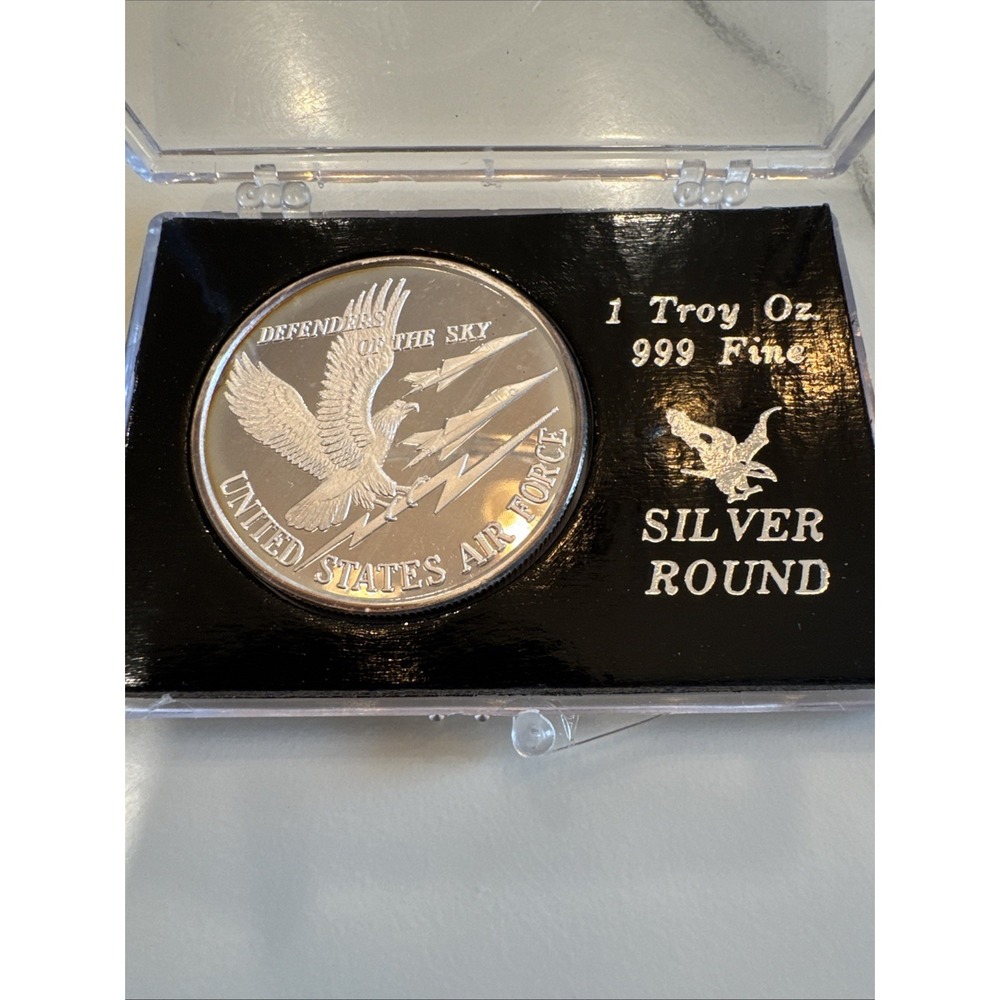 Desert Storm Desert Shield 1 oz .999 Air Force ~ Defenders in the Sky
